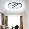 Lustra LED VECTOR Arcus, Semicercuri, 35W, Metalic, Dimabila, Lumina Rece/Calda/Neutra, Negru, Design Minimal, Alessandro DESIGN