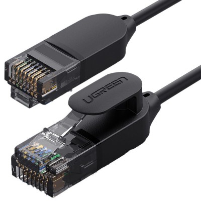 Cablu retea UTP Ugreen Ethernet, RJ45, Cat 6A, UTP, 1m, Negru foto