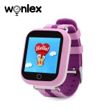 Ceas Smartwatch Pentru Copii Wonlex GW200S cu Functie Telefon, Localizare GPS, Pedometru, SOS - Mov