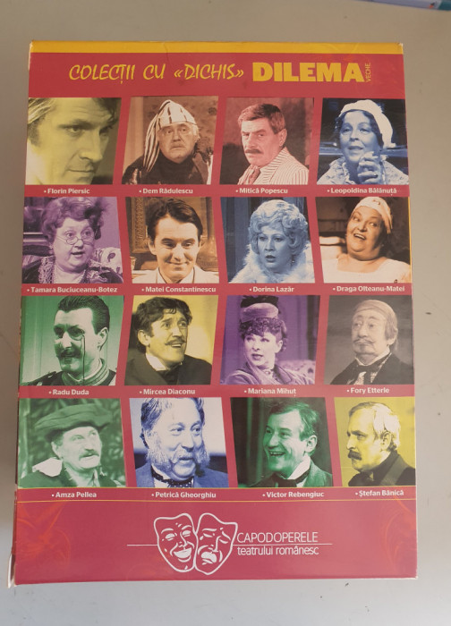 Capodoperele Teatrului Romanesc - 8 DVD cu piese de teatru
