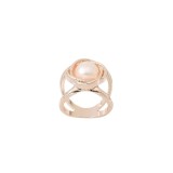 Inel pentru esarfa Pearl Flower Rose