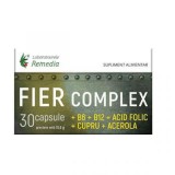 Fier Complex 30 capsule Remedia, Laboratoarele Remedia