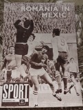 Myh 112 - Revista SPORT - nr 22/noiembrie 1969 - in Mexic