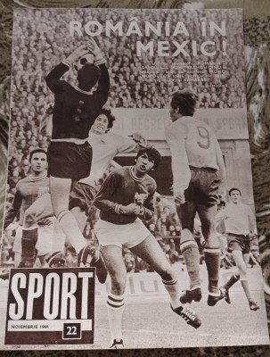 myh 110 - Revista SPORT - nr 22/noiembrie 1969 - in Mexic foto