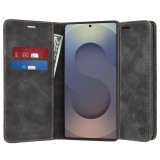 Husa piele Samsung Galaxy S25 Ultra Asteroid GSM Confy Cover, negru