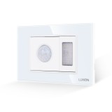 Cumpara ieftin Senzor de Miscare 2M si Lampa de Veghe LUXION cu Rama din Sticla, Standard Italian, 3M SmartElectro IntelligentHouse