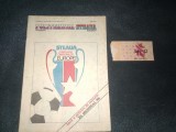 BILET SI PROGRAM MECI POLITEHNICA TIMISOARA STEAUA BUCURESTI 21 MAI 1986