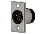 Soclu XLR 5 Pin Lipire Argintat