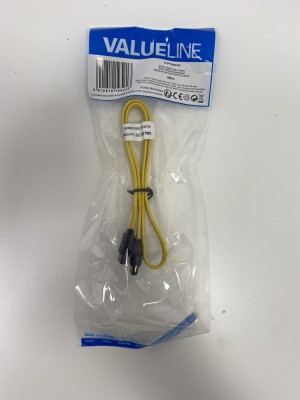 Cablu SATA 6Gb/s 7 pin Valueline VLCP73250Y05 / 0,5m (558) foto