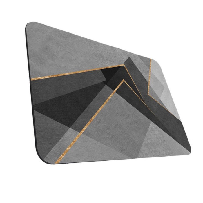 Covoras pentru baie ultra absorbant, anti-alunecare, material Diaton, Model Abstract, 50 x 80 cm