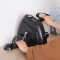 HomCom mini dispozitiv de pedalare, 39x40x31 cm, negru