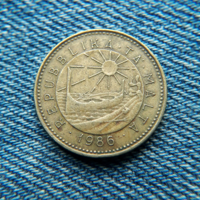 2L - 1 Cent 1986 Malta foto