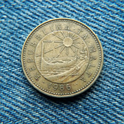 2L - 1 Cent 1986 Malta foto