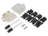 Carcasă pentru conectori D-Sub 9pin și D-Sub HD 15pin