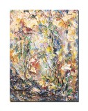 Cumpara ieftin Tablou de toamna tarzie impasto pictat manual, 40x30cm acril pe panza in relief efect 3D, Kenny Varniote