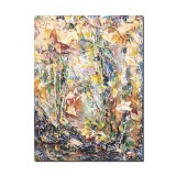 Tablou de toamna tarzie impasto pictat manual, 40x30cm acril pe panza in relief efect 3D, Kenny Varniote