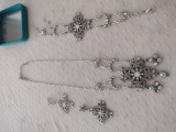 Set bijuterii.Lantisor ,brățară ,cercei., Argintboutique