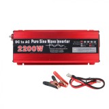 Cumpara ieftin Invertor 2200W 12V &ndash; 220 V auto si panouri solare SINUS PUR, unda pura rulota, casa, cabana