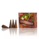 Cumpara ieftin Conuri parfumate - 10 Buc - Coco Cinnamon