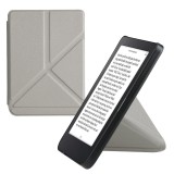 Husa Kwmobile pentru Kobo Clara 2E, Argintiu, Piele ecologica, KWM000017NQ012C