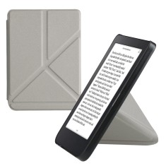 Husa Kwmobile pentru Kobo Clara 2E, Argintiu, Piele ecologica, KWM000017NQ012C