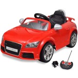 vidaXL Mașinuță pentru copii Audi TT RS, cu telecomandă, roșu 10086