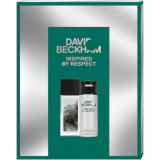 Cumpara ieftin Set Cadou pentru Barbati David Beckham Inspired by Respect, Deodorant Natural Spray 75 ml si Deodorant Antiperspirant 150 ml, Set Ingrijire, Set Cadou