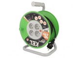 Prelungitor Electric cu 4 Prize, PVC Negru, 3x1.5mm&sup2;