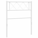 Cumpara ieftin Tablie de pat de schimb metalica, alb, 75 cm