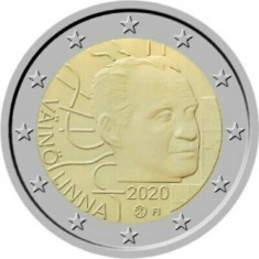 F. RAR - Finlanda moneda comemorativa 2 euro 2020 - Vaino Linno - UNC foto