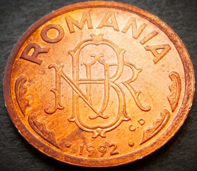 Moneda 1 LEU - ROMANIA, anul 1992 *cod 3400 = patina frumoasa foto