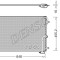 Condensator climatizare AC Denso, AUDI A8, 11.2009-2018 motor 2,0 TFSI; 3,0 TDI; 4,2 TDI; 6,3 W12; BENTLEY MULSANNE, 09.2009-06.2015 motor 6.75 V8, a