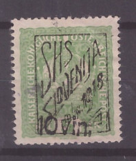 SHS 1919 - Supratipar Slovenia (em.Celje) 10vin. pe Austria foto