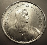 F.590 ELVETIA 5 FRANCS FRANCI 1969 B XF/AUNC ARGINT