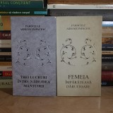 LOT DOUA CART ARSENIE PAPACIOC : TREI LUCRURI INTRU NADEJDEA MANTUIRII + FEMEIA, IMPARATEASA DARUITOARE , 2025 *