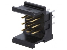 Conector PCB-PCB tată 9 pini THT drept 10,16mm