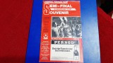 Program semif. C.C.E. Liverpool - Borussia Moenchengladbach