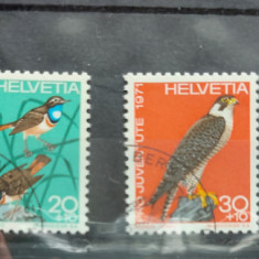 TS21 - Timbre serie Elvetia - Helvetia 1971 Pasari