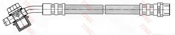 Conducta / cablu frana AUDI A4 (8D2, B5) (1994 - 2001) TRW PHD543