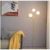 Lampadar Podea, 3 Globuri Albe, Dulie G9, Auriu, 158cm