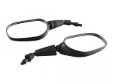 Oglinzi Moto Negre M10 Revo - Carcasa Plastic, Filet Exterior - Set Oglinzi Universale