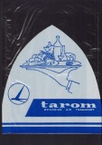PG51 Pungă din plastic cu reclamă TAROM, perioada comunistă