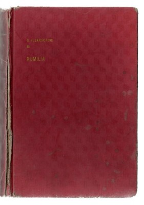 Rumilia - Marturisirea trupului - II - D. V. Barnoschi, Ed. Nationala-Ciornei foto