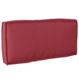 Perna Pallet Roșie pentru Spătar 80 x 40 x 12 cm, din material Oxford