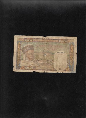 Rar! Algeria 100 francs 1942 seria1172 uzata foto