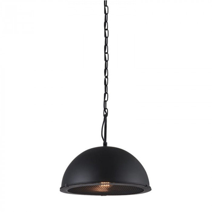 Lampa apollo e27 metal negru platinet