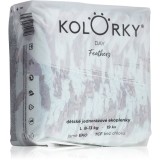 Kolorky Day Feathers scutece ECO de unică folosință marimea L 8-13 Kg 19 buc