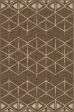 Cumpara ieftin Covor Model Daffi 13036-130, Marime 50 x 80 cm, Bej, Maro, Inaltime Fir 6 mm, Antialergic, Polipropilena, Living, Dormitor, Sufragerie, Birou