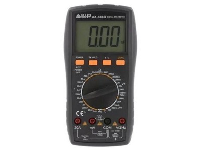 multimetru digital, AXIOMET, AX-588B, 0.1...200mV-1kV, 1&amp;micro;A...2mA-20A foto