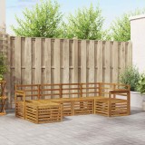 vidaXL Seturi de canapele 6 pcs natural Lemn Solid de Acacia 3375074